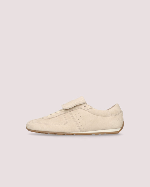 Pretty Ballerinas Eliana Beige Suede Sneakers