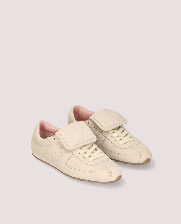 pretty ballerinas Eliana Beige Suede Sneakers