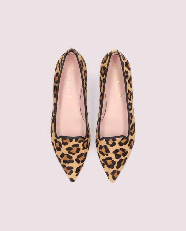 Pretty Ballerinas Ella Animal Print Pony Loafers