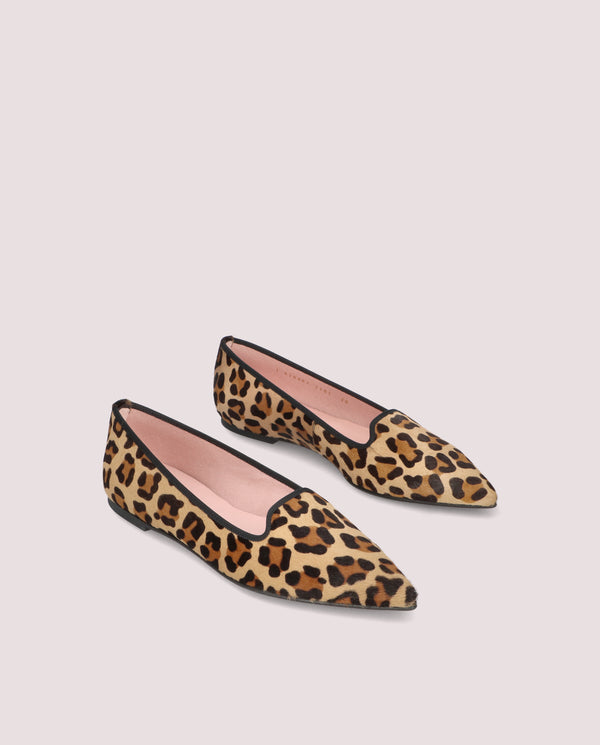 pretty ballerinas Ella Animal Print Pony Loafers