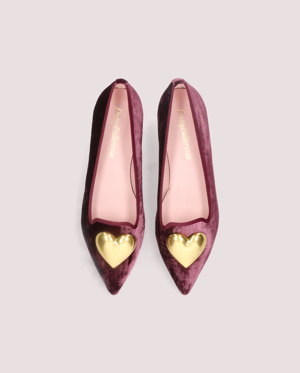 Pretty Ballerinas Ella Red Woven Loafers