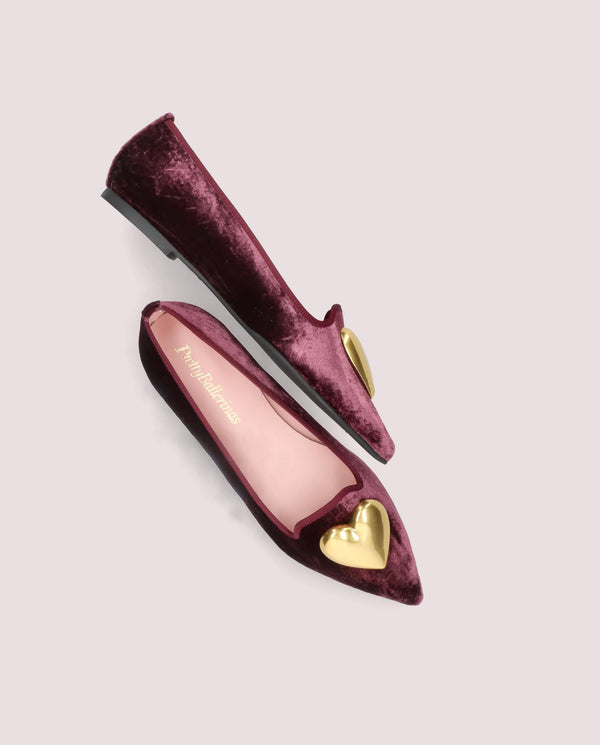 Pretty Ballerinas Ella Red Woven Loafers