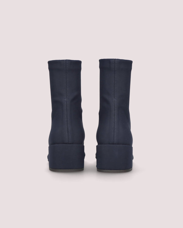 Pretty Ballerinas Jendayi Blue Woven Ankle Boots