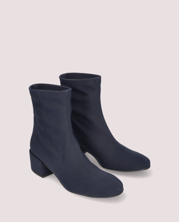 pretty ballerinas Jendayi Blue Woven Ankle Boots