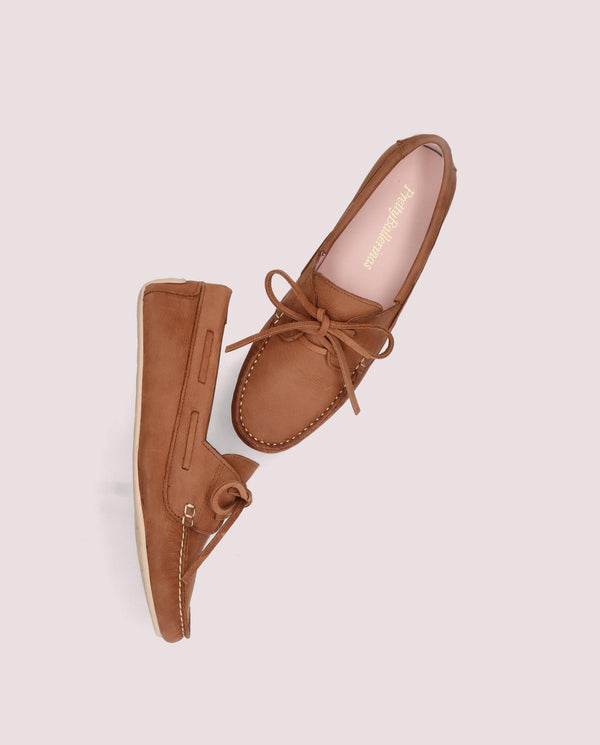 Pretty Ballerinas Josephine Brown Leather Loafers