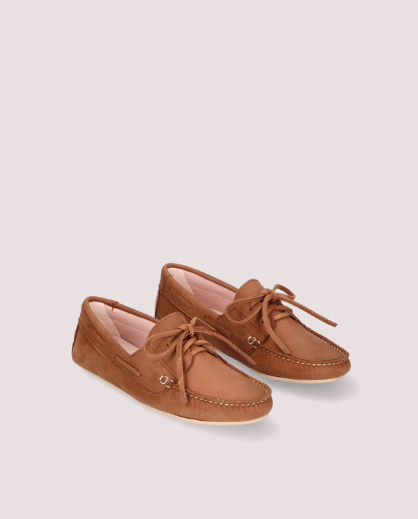 pretty ballerinas Josephine Brown Leather Loafers