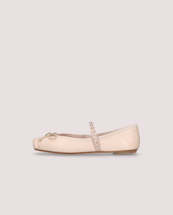 Pretty Ballerinas Kristen Rosas Leather Ballerinas