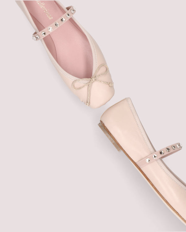 Pretty Ballerinas Kristen Rosas Leather Ballerinas