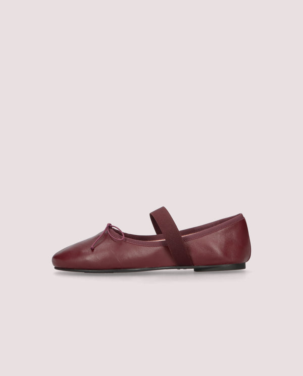 Pretty Ballerinas Lea Brown Leather Ballet Flats