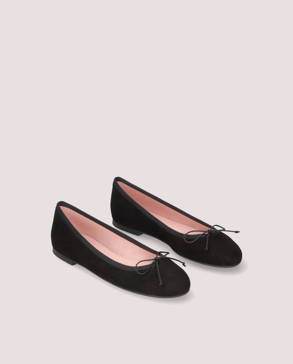 pretty ballerinas Nicole Negros Suede Ballerinas