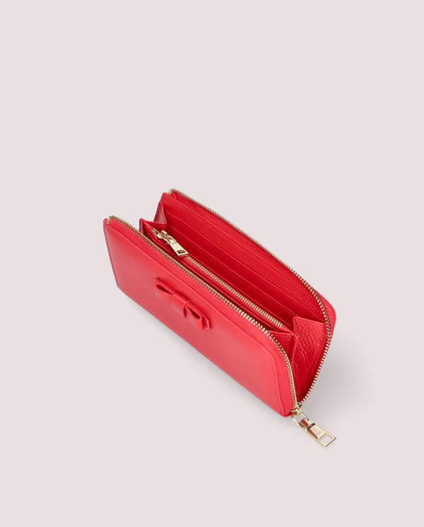 Pretty Ballerinas Red Leather Bags Accessories