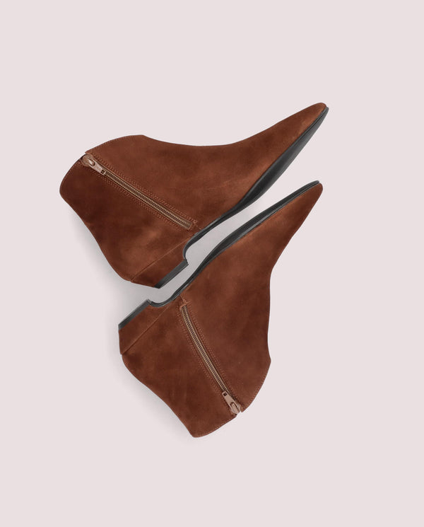 Pretty Ballerinas Robin Brown Suede Ankle Boots