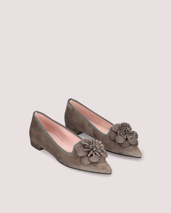 pretty ballerinas Suede Gray Clementine Loafers