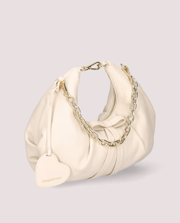 Pretty Ballerinas White Leather Bags