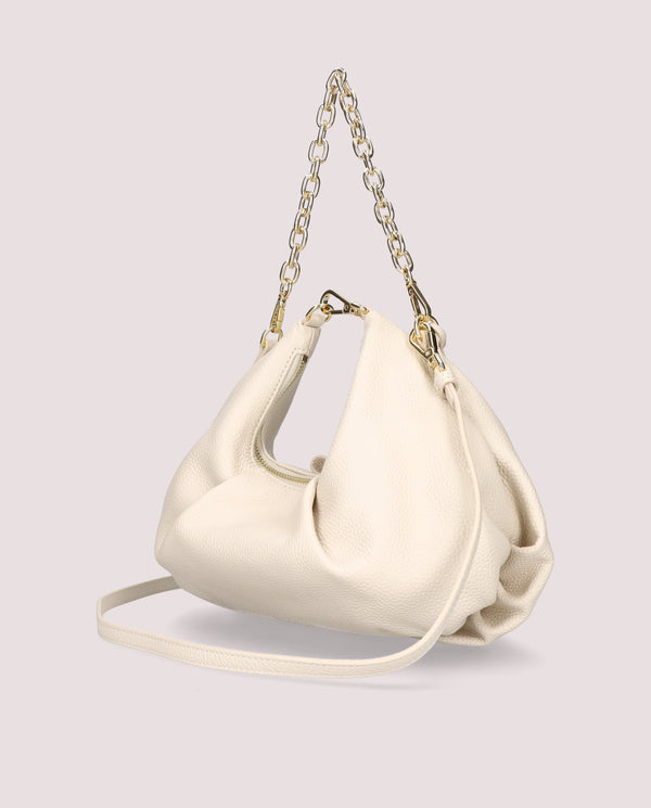 Pretty Ballerinas White Leather Bags