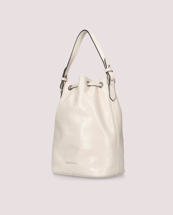 Pretty Ballerinas White Patent Leather Bags