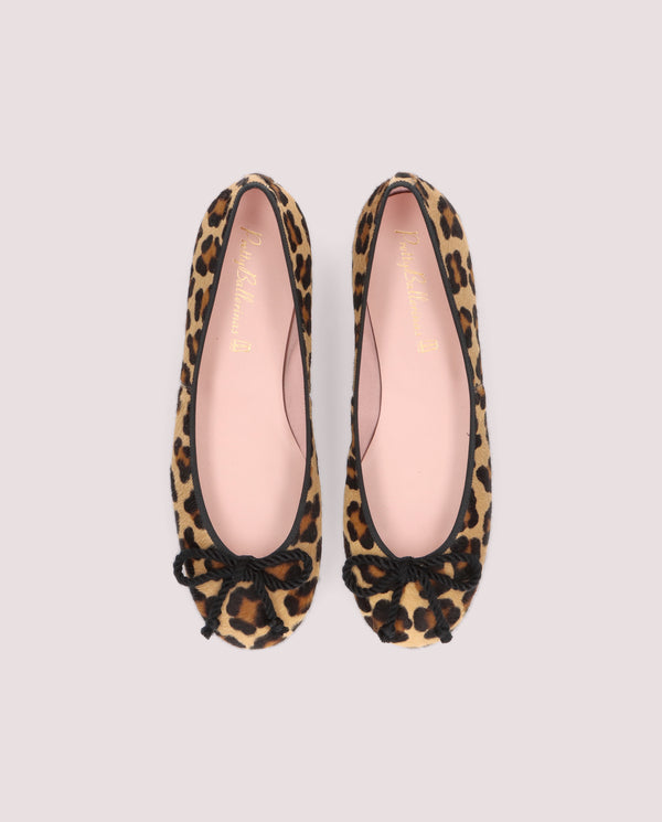 Pretty Ballerinas Rosario Animal Print Pony Ballet Flats