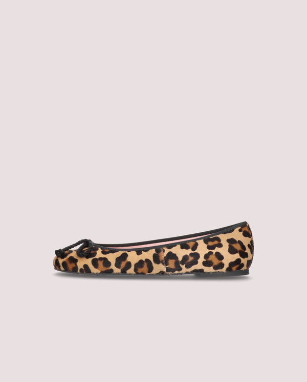 Pretty Ballerinas Rosario Animal Print Pony Ballet Flats