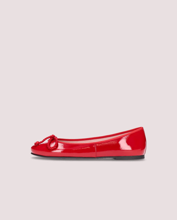 Pretty Ballerinas Rosario Red Patent Leather Ballet Flats