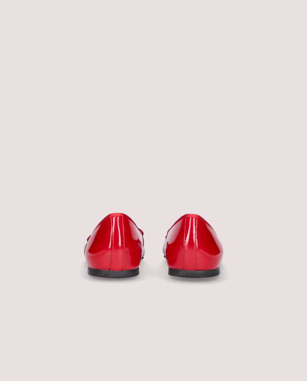 Pretty Ballerinas Rosario Red Patent Leather Ballet Flats
