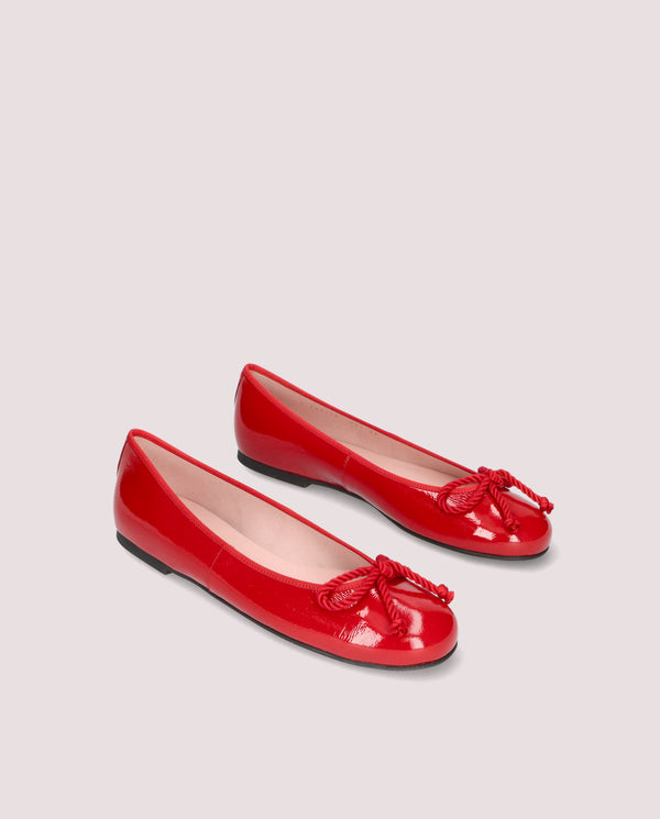 pretty ballerinas Rosario Red Patent Leather Ballet Flats