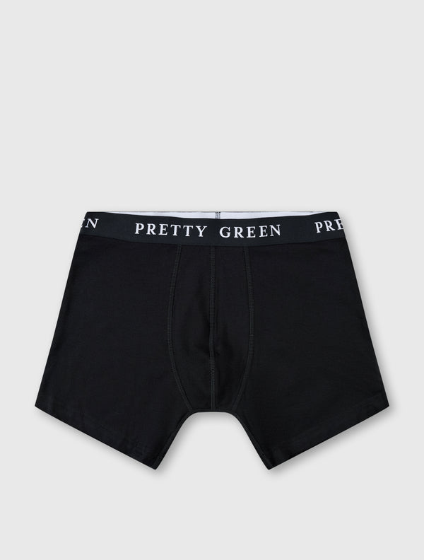 Pretty Green 3 Pack Nimbus Boxers Black
