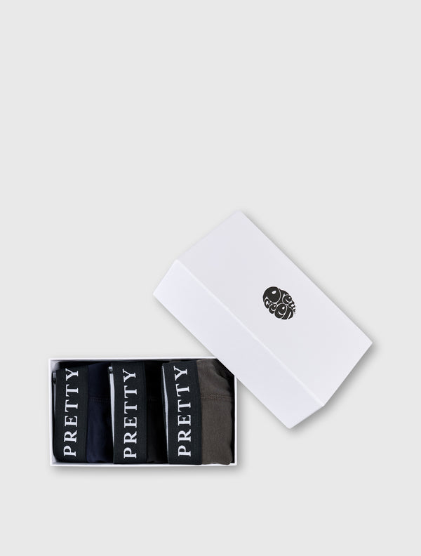 pretty green 3 Pack Nimbus Boxers Grey