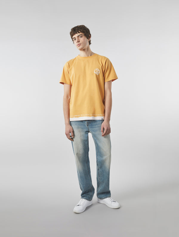 Pretty Green Anaheim Tie Dye T-shirt Orange