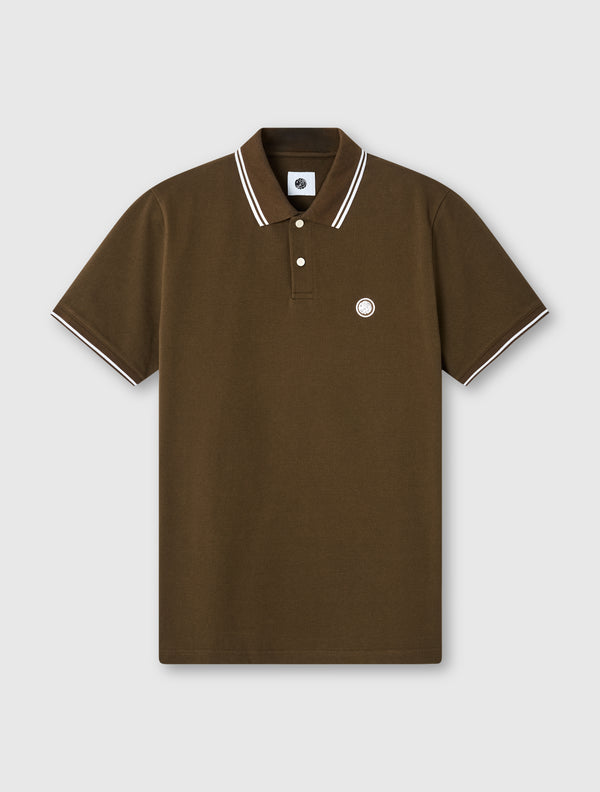 pretty green Barton Polo Brown