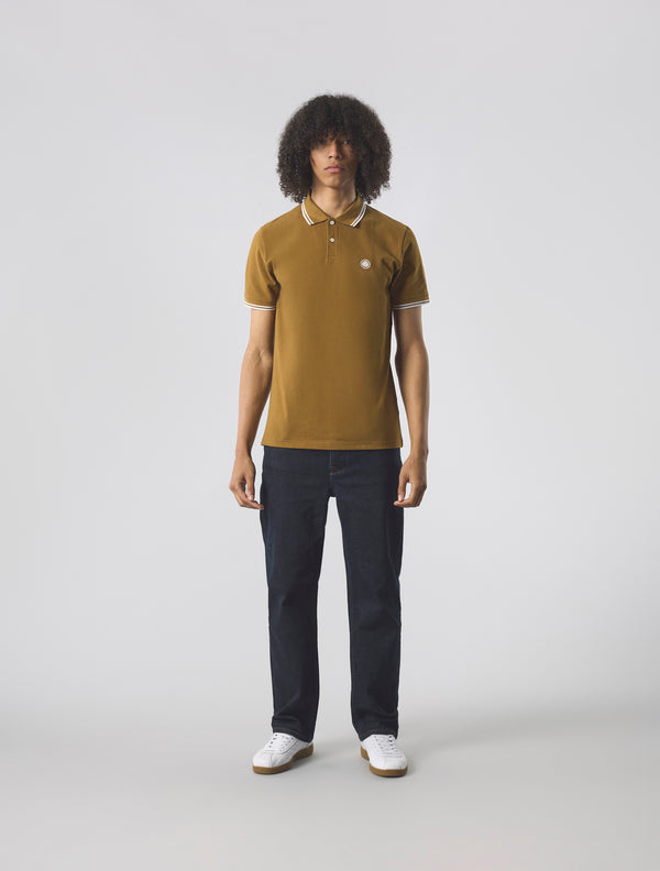 Pretty Green Barton Polo Khaki