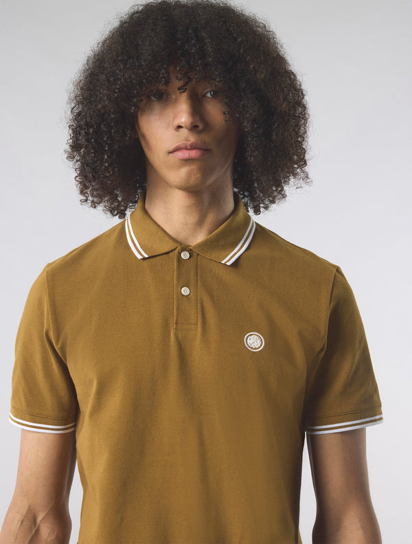 Pretty Green Barton Polo Khaki