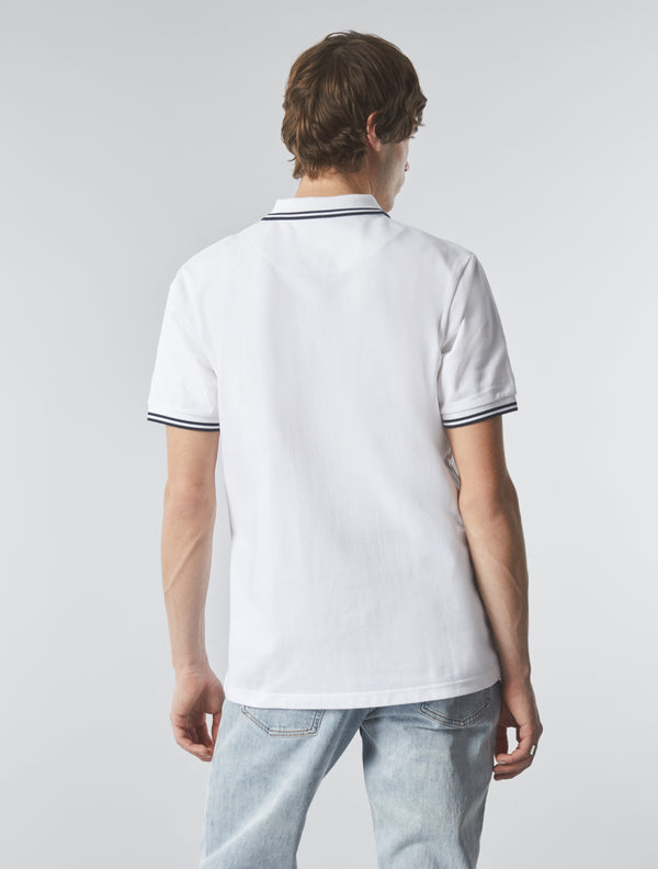 Pretty Green Barton Polo Shirt White