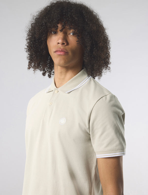 Pretty Green Barton Polo Stone
