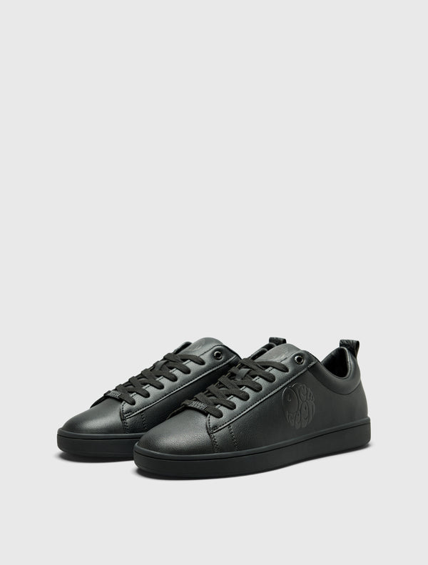 Pretty Green Blanco Trainer Black
