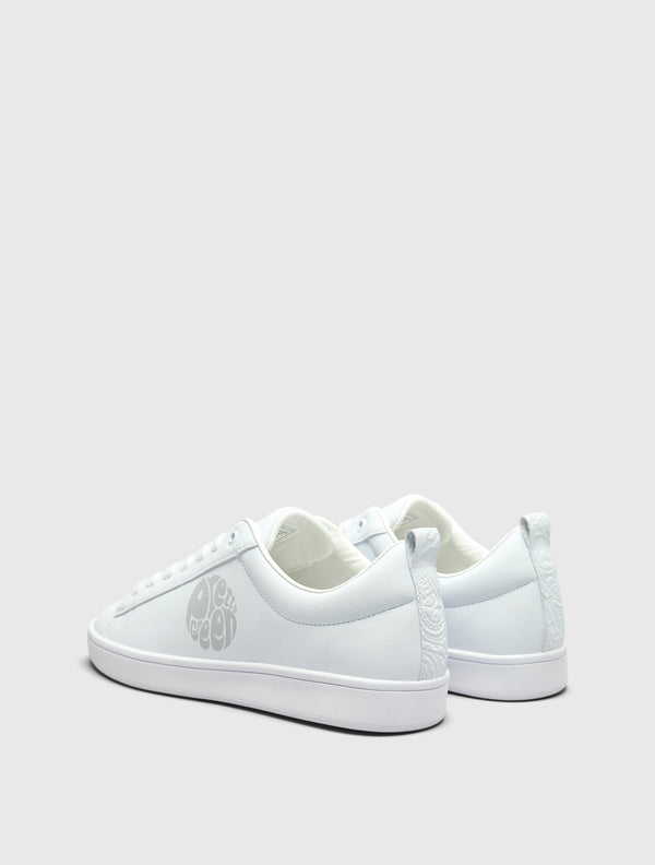 Pretty Green Blanco Trainer White
