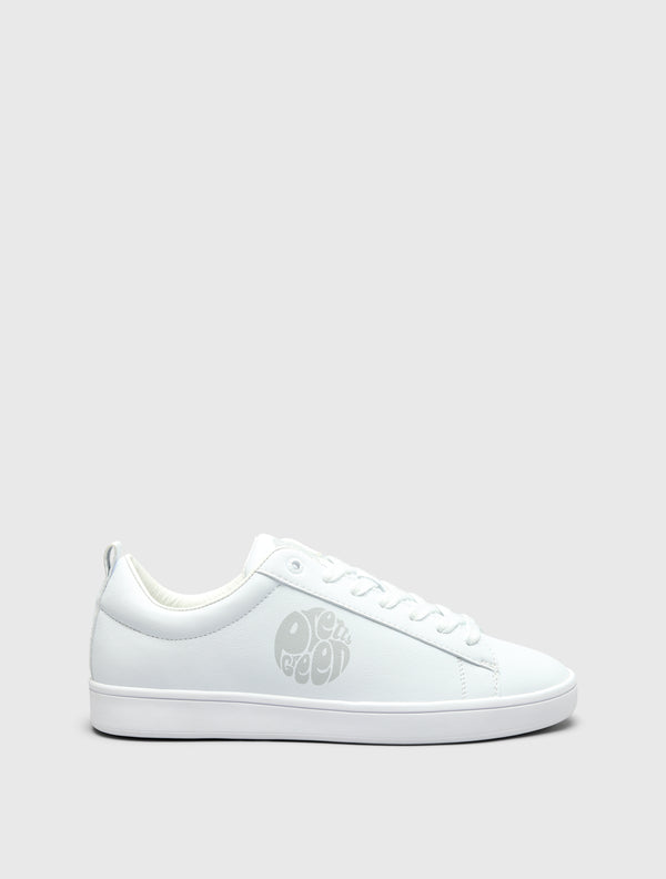 pretty green Blanco Trainer White