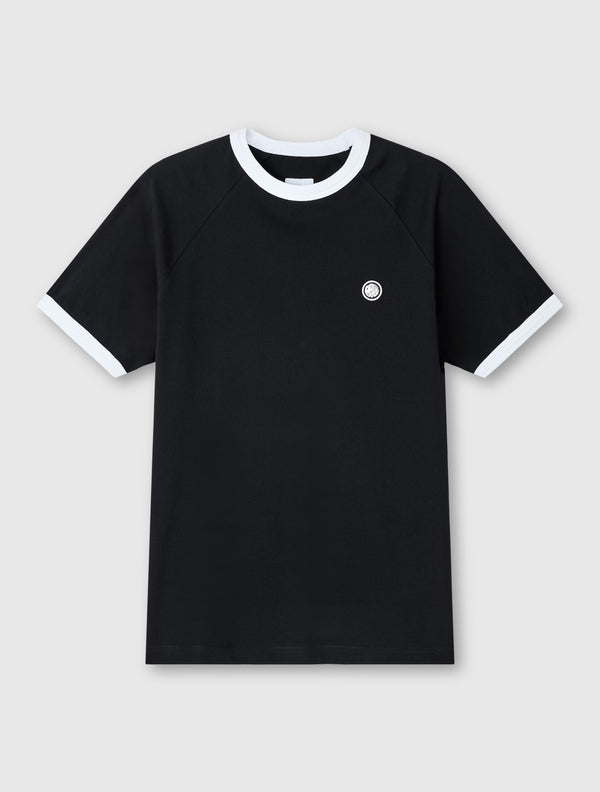 pretty green Boston Ringer T-shirt Black