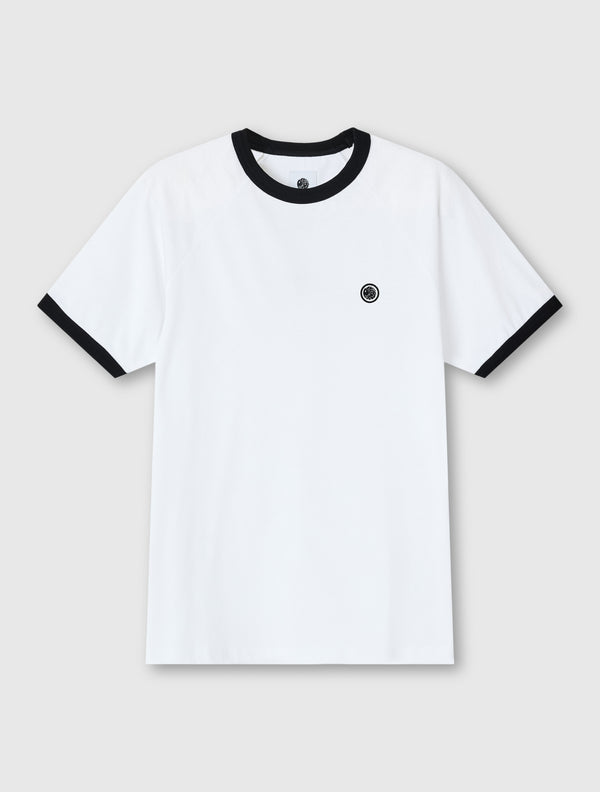 pretty green Boston Ringer T-shirt White