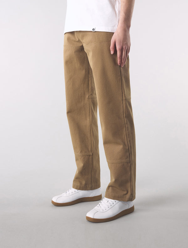 Pretty Green Brentwood Carpenter Trousers Brown