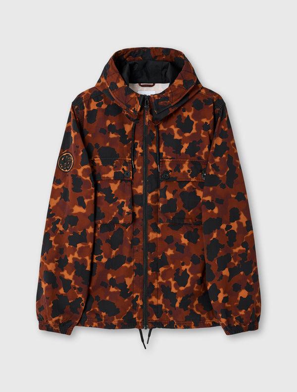 pretty green Brindle Hooded Jacket