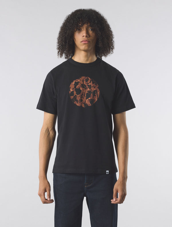 Pretty Green Brindle Logo T-shirt Black