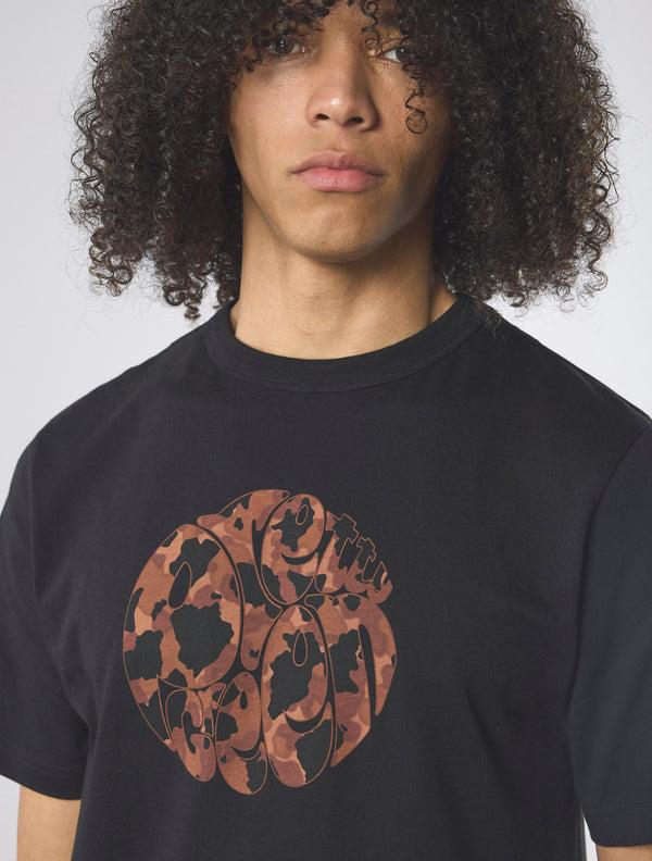 Pretty Green Brindle Logo T-shirt Black