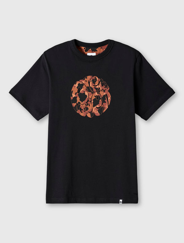 pretty green Brindle Logo T-shirt Black
