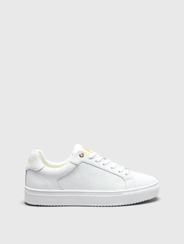 pretty green Cali Trainer White