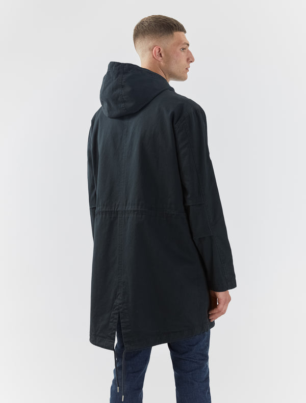 Pretty Green Cass Parka Black