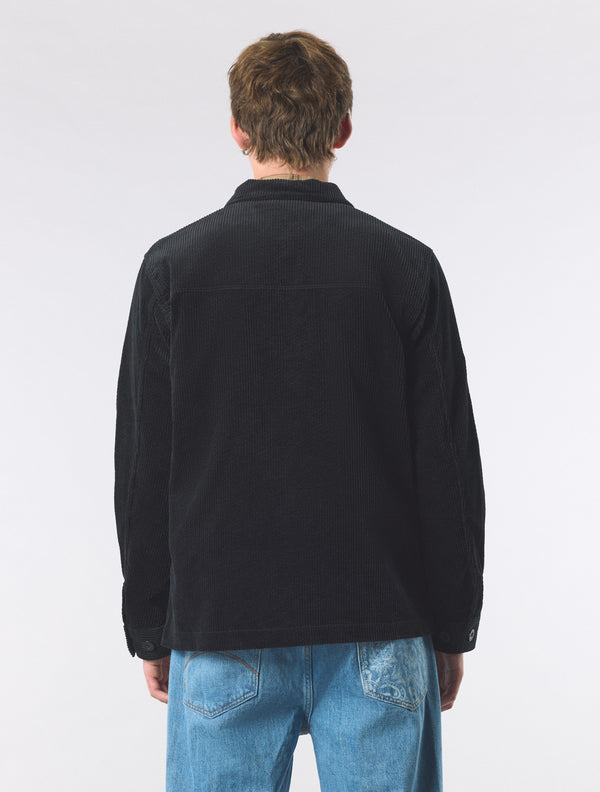 Pretty Green Dalmorton Cord Overshirt Black