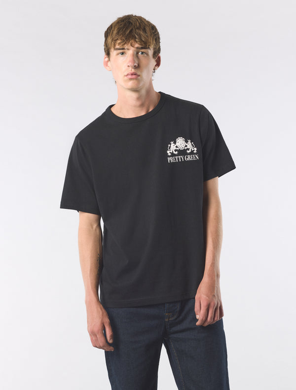Pretty Green Ember T-shirt Black