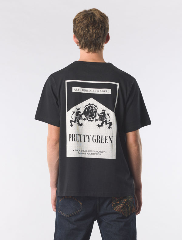 Pretty Green Ember T-shirt Black