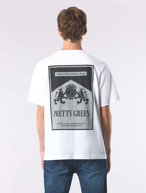 Pretty Green Ember T-shirt White