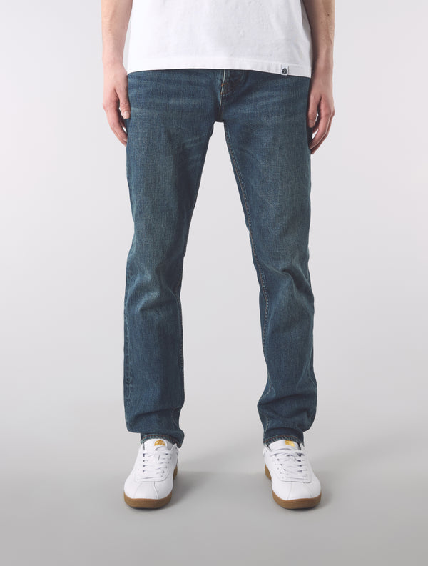 Pretty Green Erwood Slim Fit Jeans 6 Month Wash